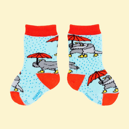 Chaussettes enfant Pigeons Parapluie Coucou Suzette vue complémentaire 7