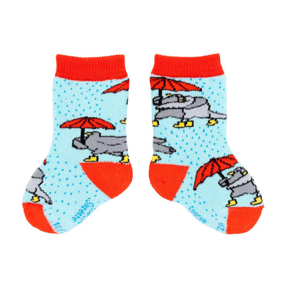 Chaussettes enfant Pigeons Parapluie Coucou Suzette vue complémentaire 9