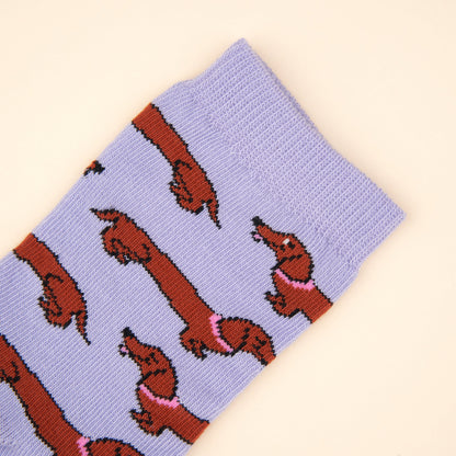 Chaussettes enfant Teckel Coucou Suzette porté