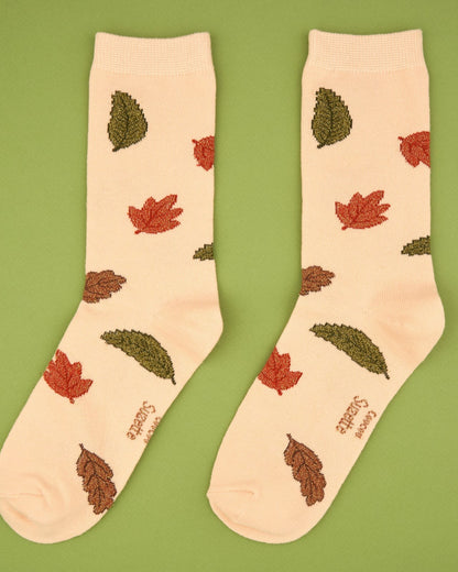 Chaussettes Feuilles d’automne Coucou Suzette – vue principale