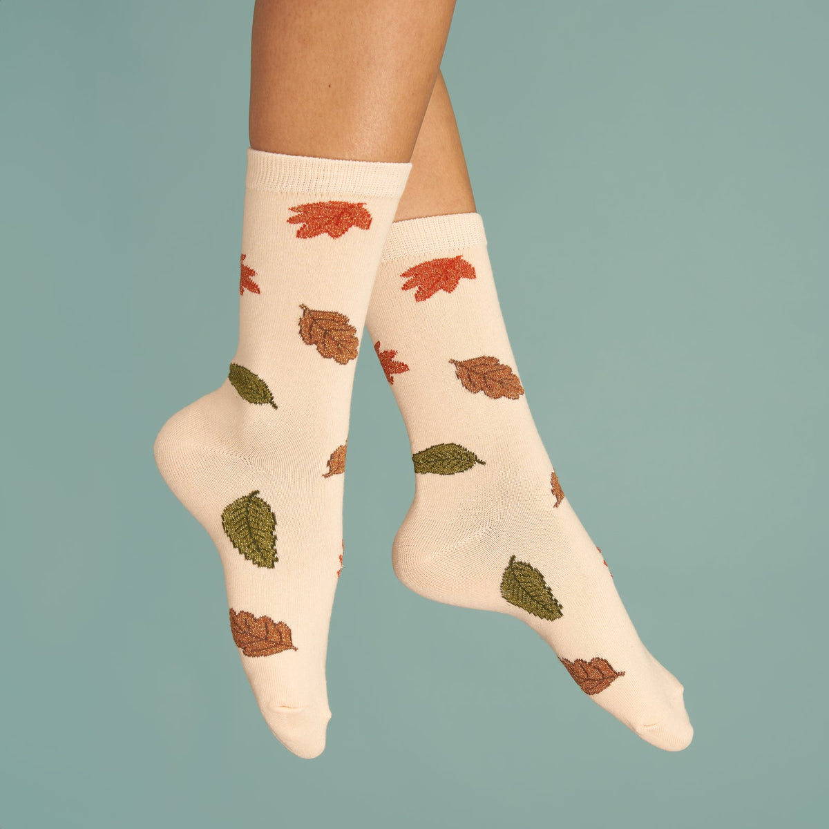 Chaussettes Feuilles d’automne Coucou Suzette – vue complémentaire 2