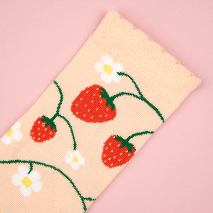 Chaussettes Fraisier Coucou Suzette porté