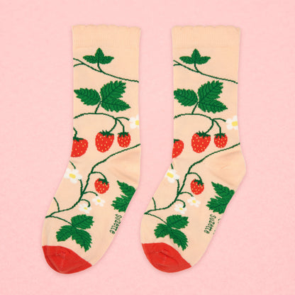 Détail Chaussettes Fraisier Coucou Suzette