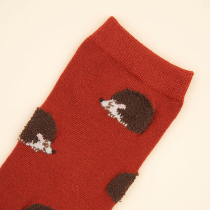 Chaussettes Hérisson couleur brique Coucou Suzette – vue complémentaire 2