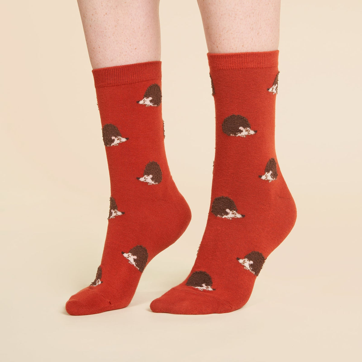 Chaussettes Hérisson couleur brique Coucou Suzette – vue complémentaire 3