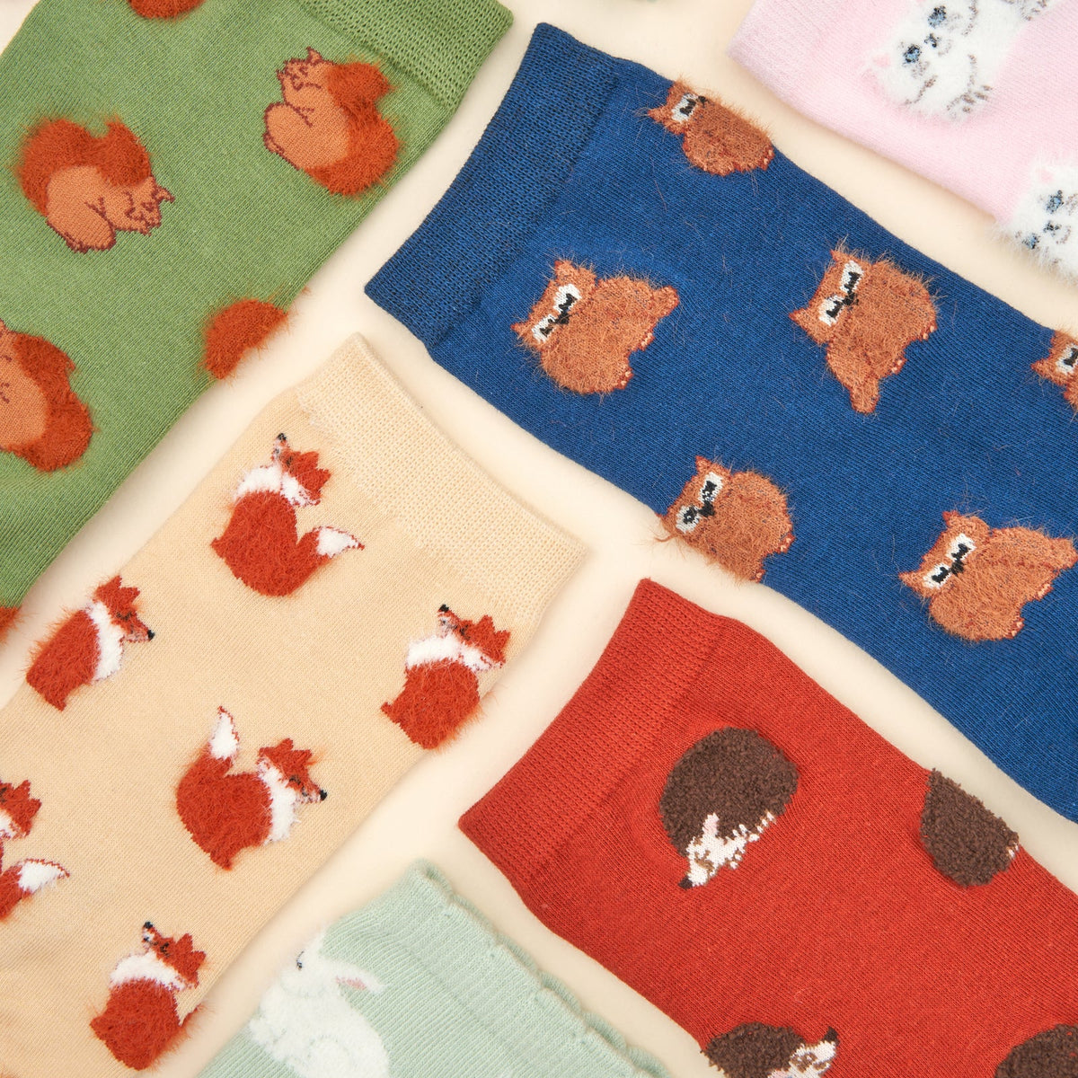 Chaussettes Hibou bleu marine Coucou Suzette – vue complémentaire 4