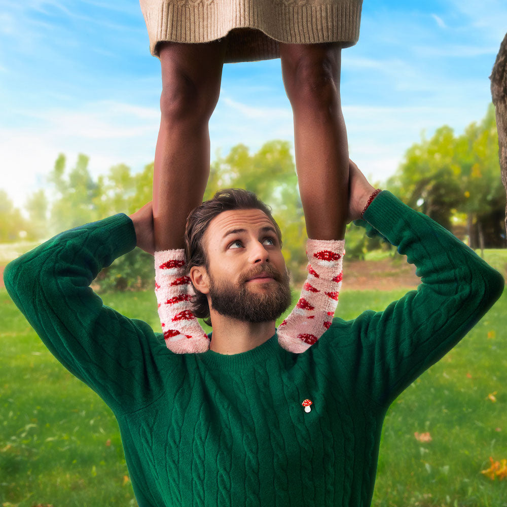 Chaussettes moumoute Champignon Coucou Suzette – vue complémentaire 4