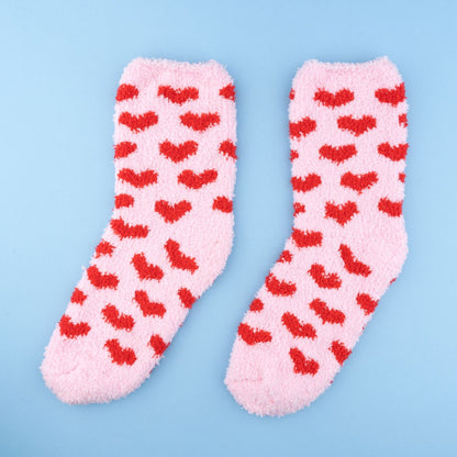 Chaussettes Moumoute Coeur Coucou Suzette porté
