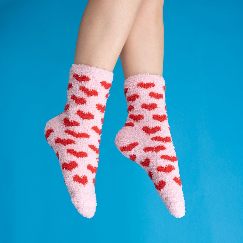 Détail Chaussettes Moumoute Coeur Coucou Suzette