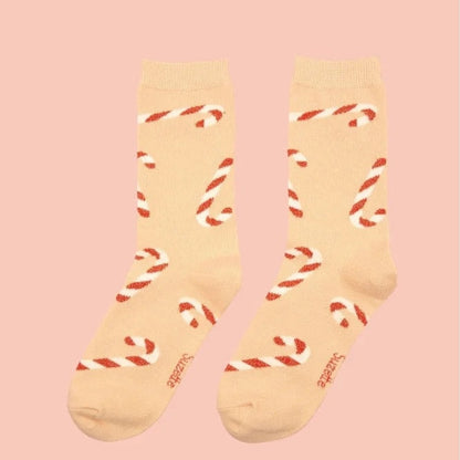 Chaussettes Noël Coucou Suzette Sucre d'orge vue produit