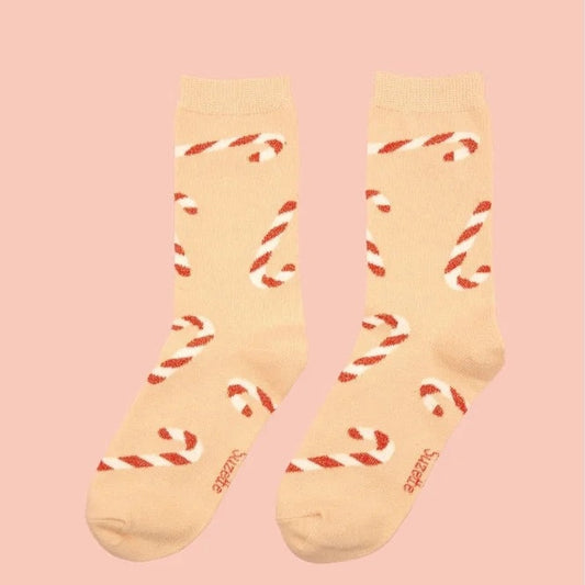 Chaussettes Noël Coucou Suzette Sucre d'orge vue produit