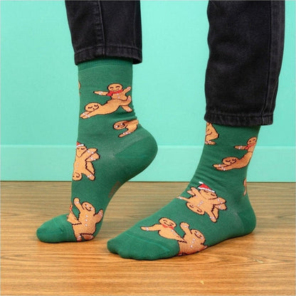 Chaussettes Noël Coucou Suzette Kamasutra Gingerman vue 2