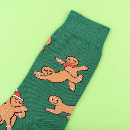 Chaussettes Noël Coucou Suzette Kamasutra Gingerman vue 3