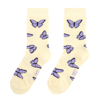 Chaussettes Papillon Mauve Coucou Suzette vue 5