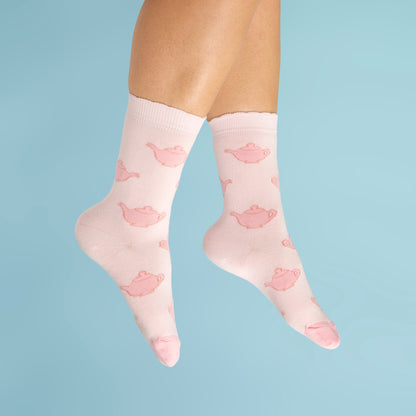 Détail Chaussettes Pause Thé Coucou Suzette