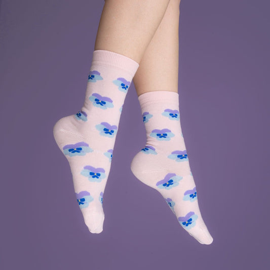 Chaussettes Pensée Coucou Suzette vue produit
