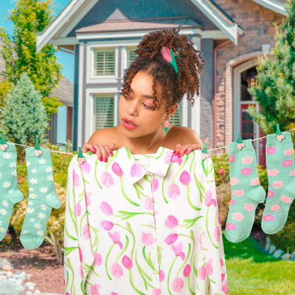 Détail Chaussettes Sakura Coucou Suzette