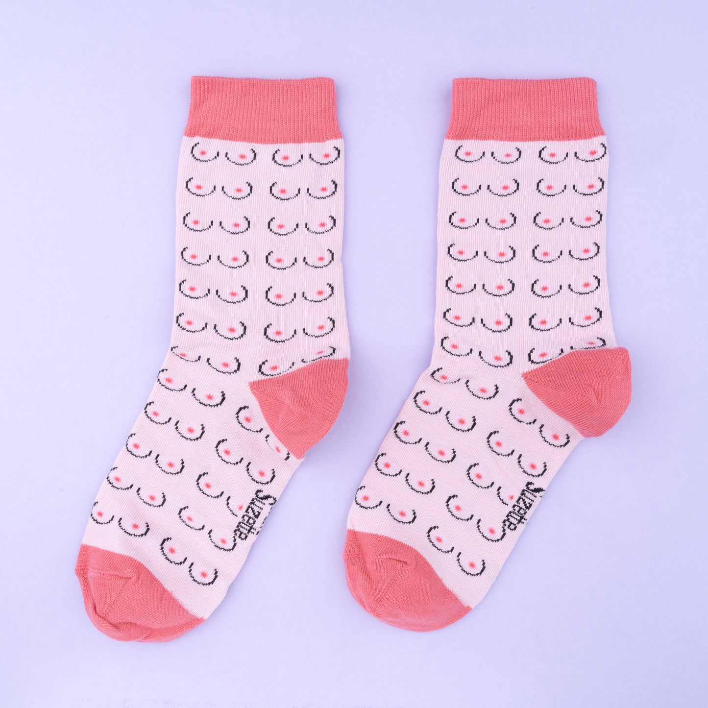 Chaussettes Seins blancs Coucou Suzette vue 3