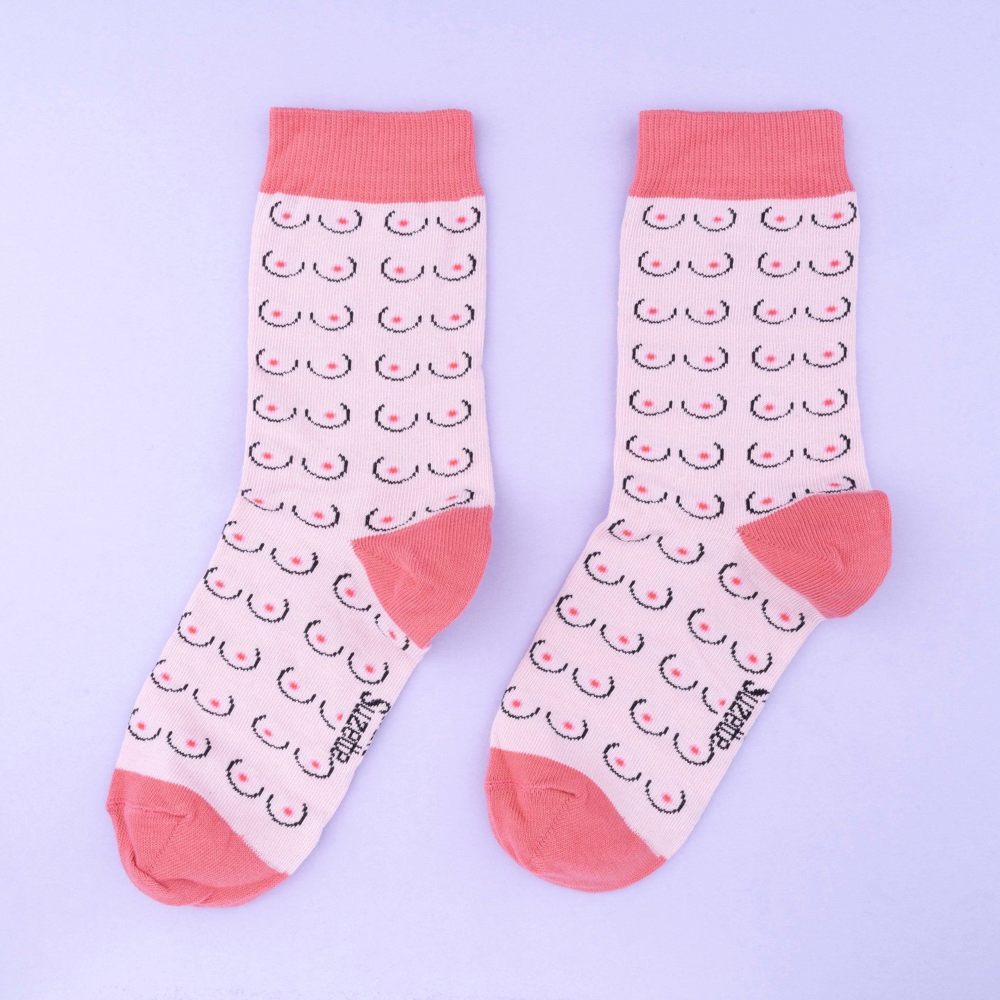 Chaussettes Seins blancs Coucou Suzette vue 3