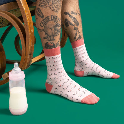 Chaussettes Seins blancs Coucou Suzette vue 4