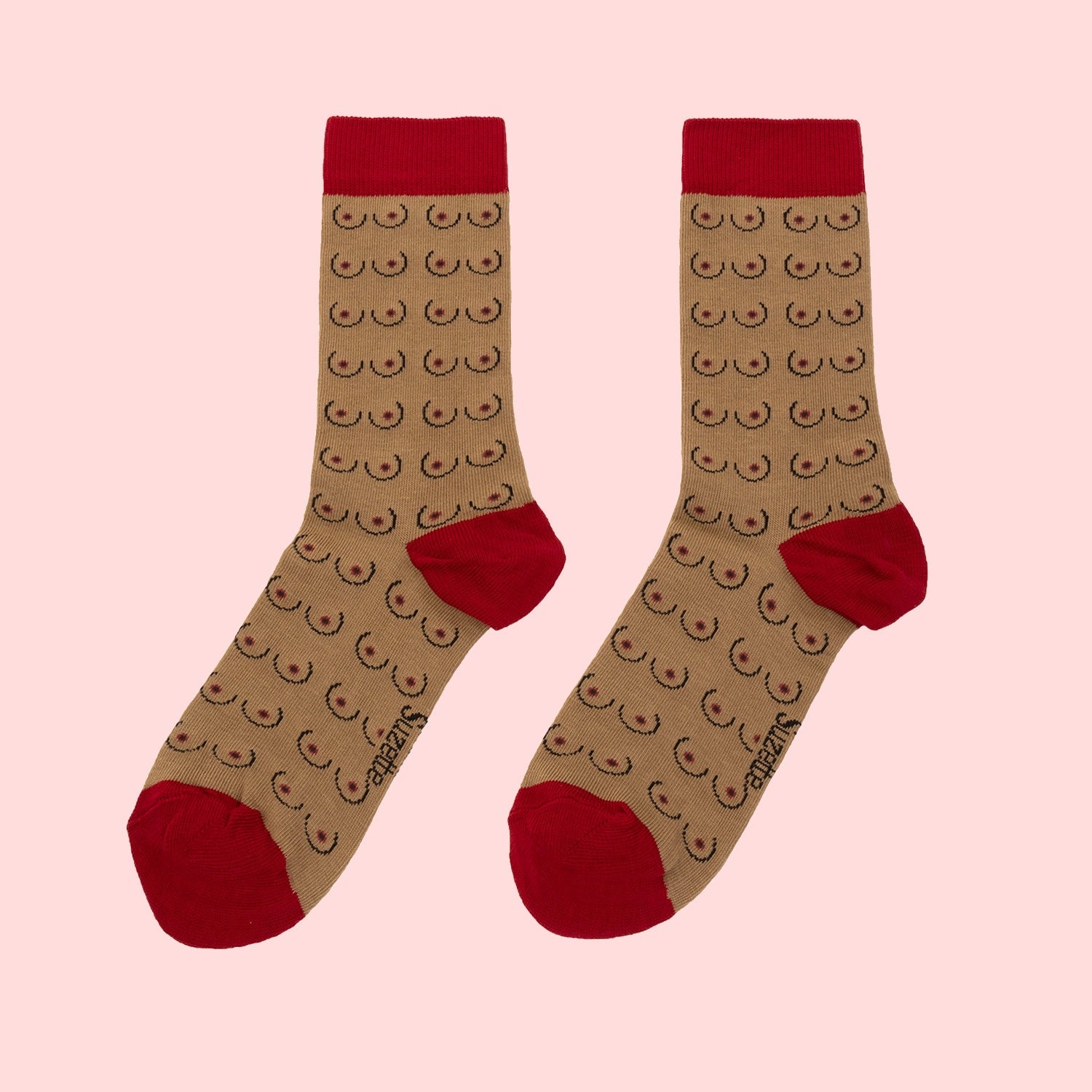 Chaussettes Seins noirs Coucou Suzette vue produit
