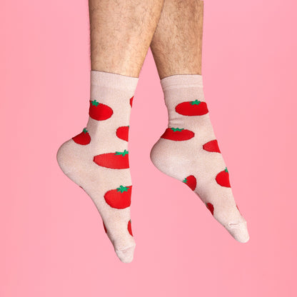 Détail Chaussettes Tomate Coucou Suzette