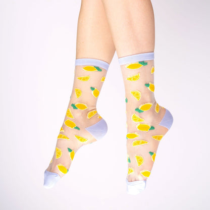 Chaussettes transparentes Citron Coucou Suzette vue 2