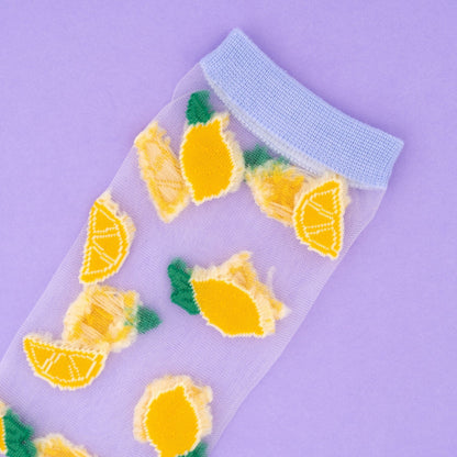 Chaussettes transparentes Citron Coucou Suzette vue 3