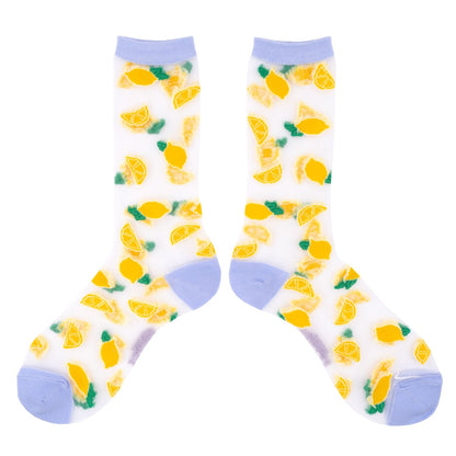Chaussettes transparentes Citron Coucou Suzette vue 4