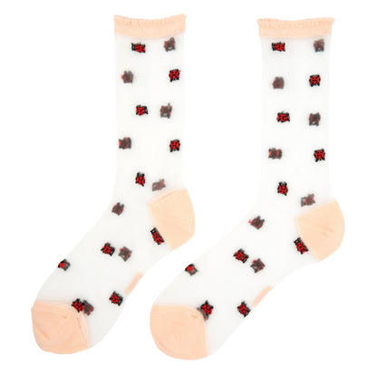 Chaussettes transparentes Coccinelle Coucou Suzette vue 5