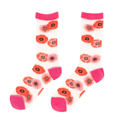 Chaussettes transparentes Coquelicot Coucou Suzette vue 6