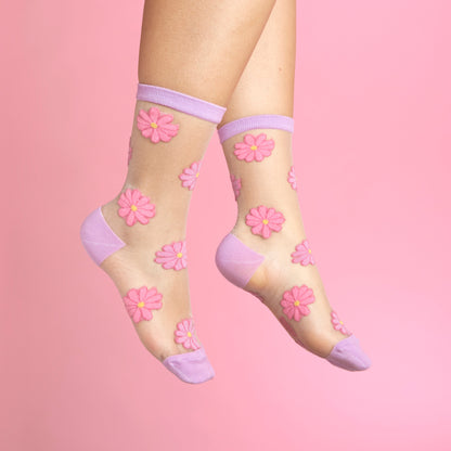 Chaussettes transparentes Cosmos Coucou Suzette vue 3