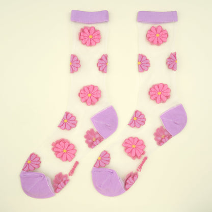 Chaussettes transparentes Cosmos Coucou Suzette vue 4