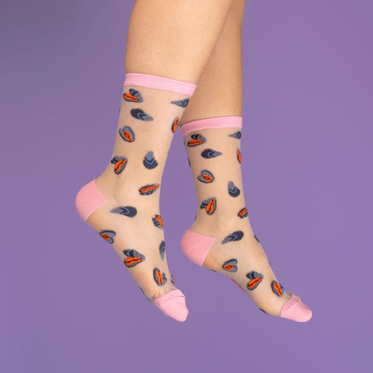 Chaussettes Transparentes Moule Coucou Suzette vue produit