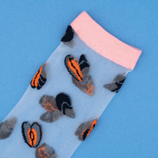 Chaussettes Transparentes Moule Coucou Suzette porté