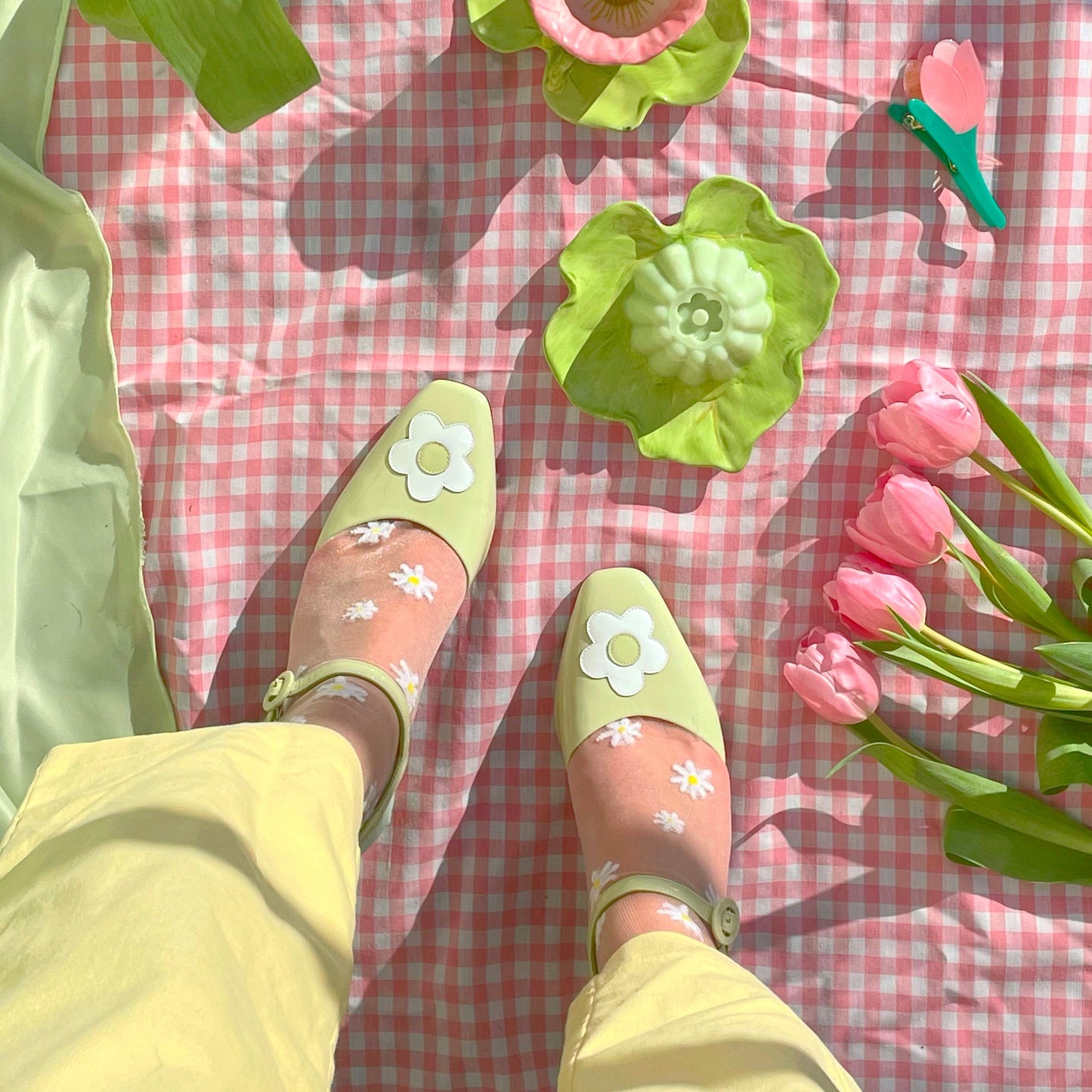 Chaussettes transparentes Pâquerette Coucou Suzette vue 6