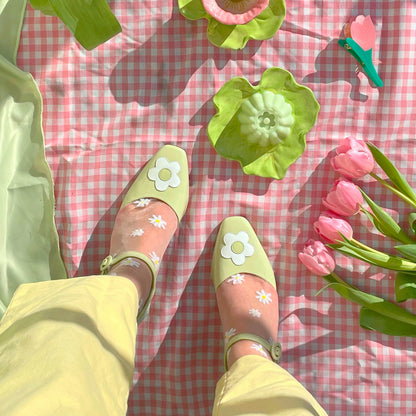 Chaussettes transparentes Pâquerette Coucou Suzette vue 6