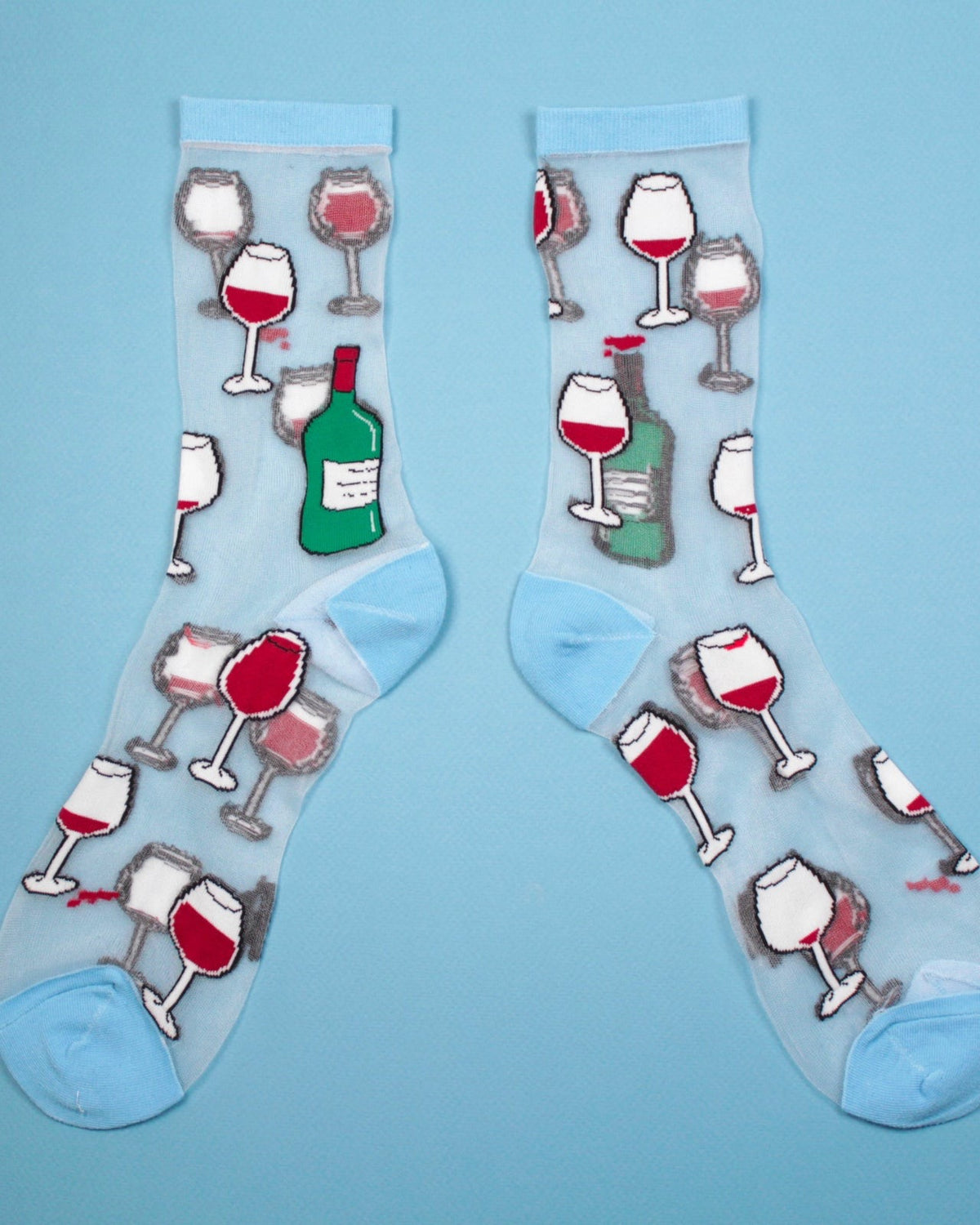 Chaussettes transparentes Tchin-Tchin Coucou Suzette – vue principale