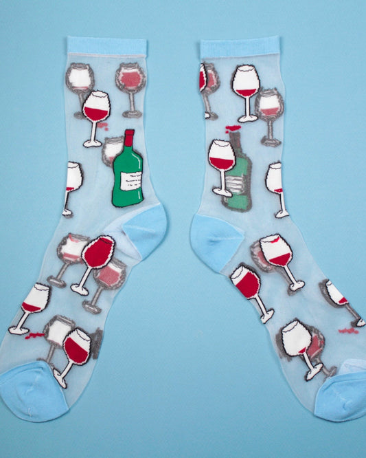 Chaussettes transparentes Tchin-Tchin Coucou Suzette – vue principale