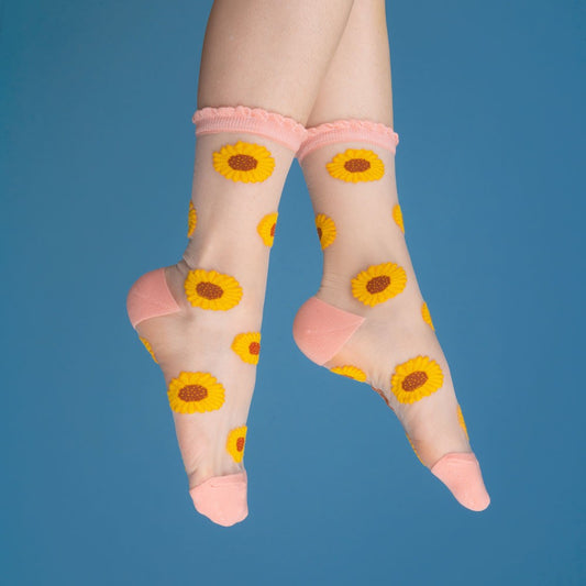 Chaussettes transparentes Tournesol Coucou Suzette vue produit