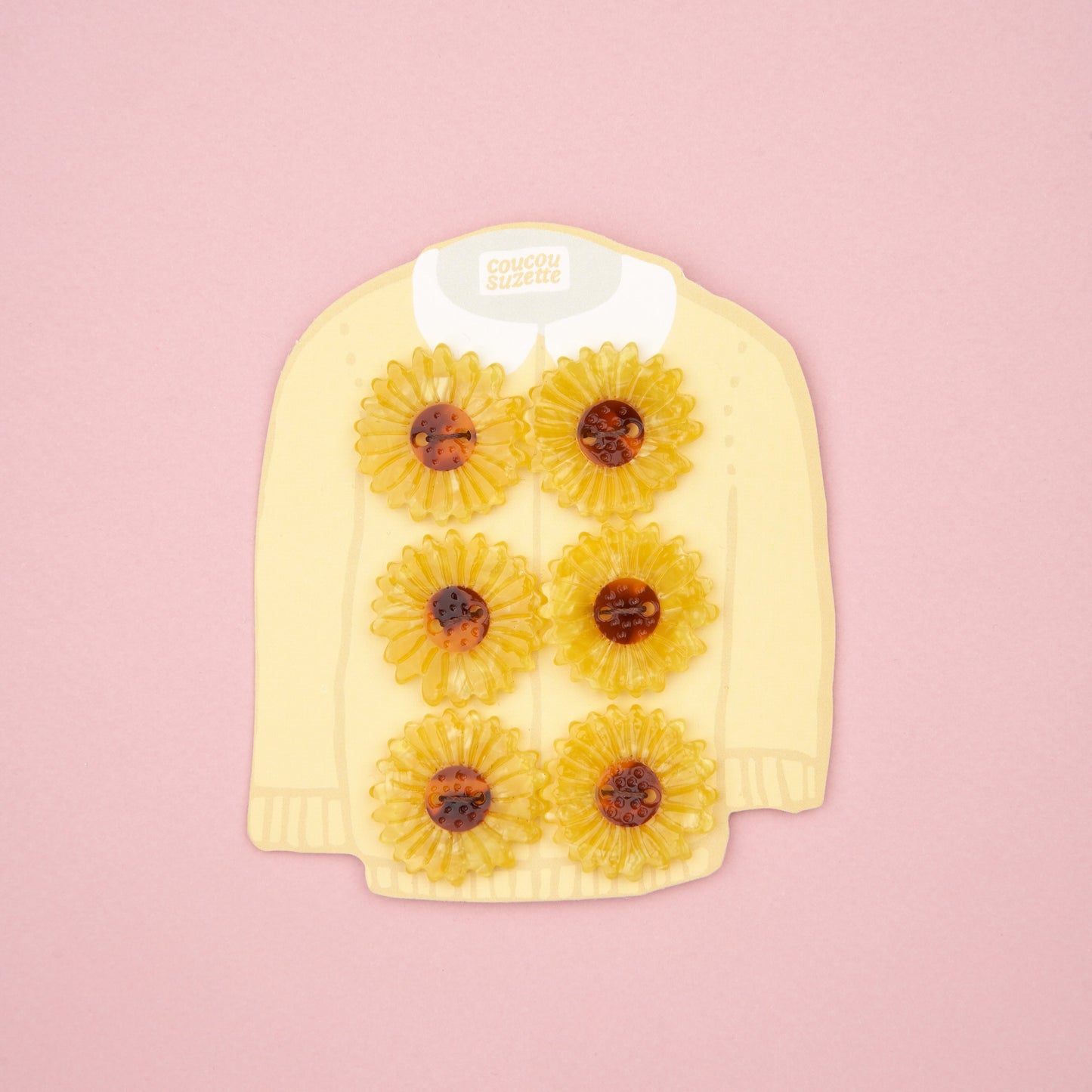 Kit Boutons Tournesol Coucou Suzette
