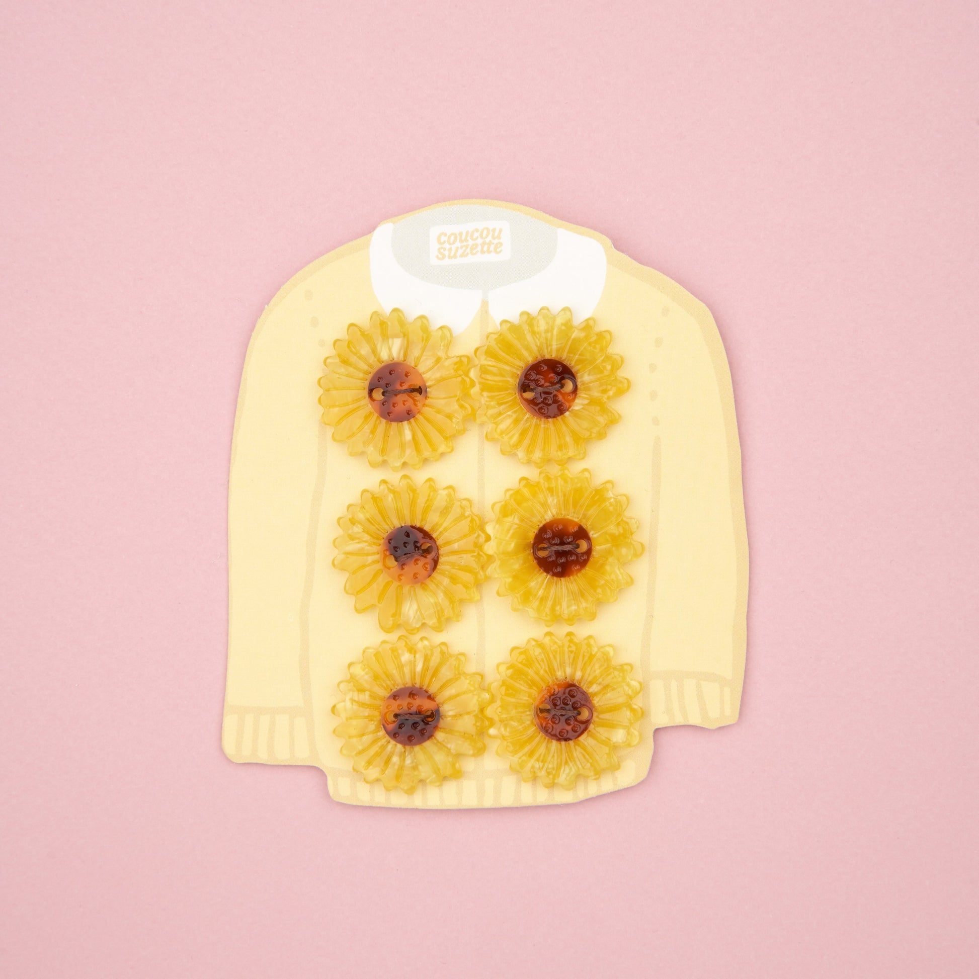 Kit Boutons Tournesol Coucou Suzette