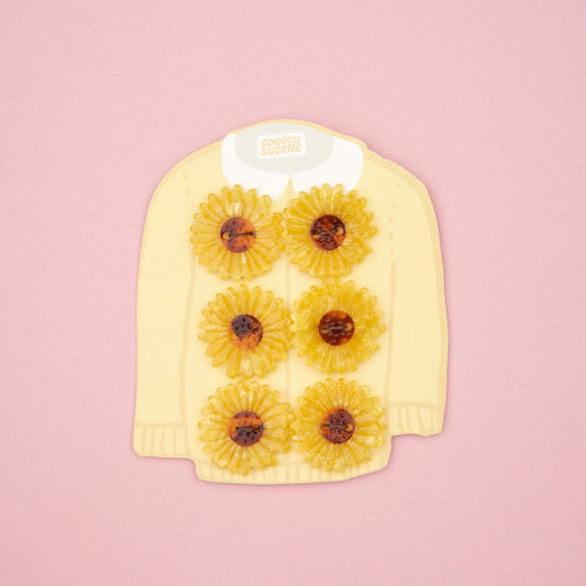 Kit Boutons Tournesol Coucou Suzette