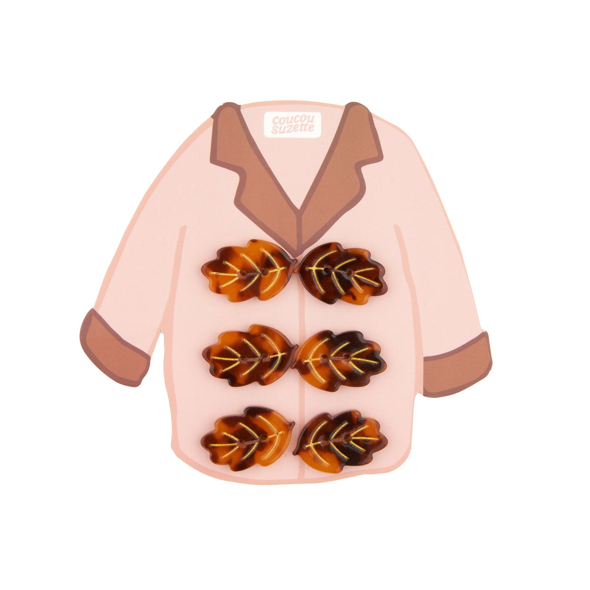 Kit de boutons Feuille d’automne Coucou Suzette – vue complémentaire 6