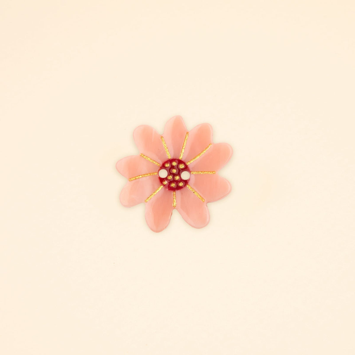 Kit de boutons Fleurs roses Coucou Suzette – vue complémentaire 3