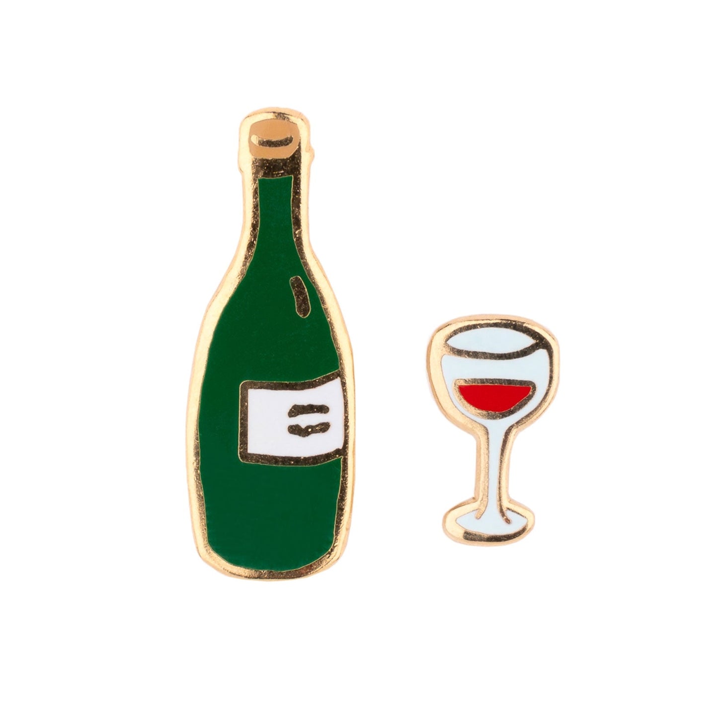 Lot de 2 pin's Vin - vue 4