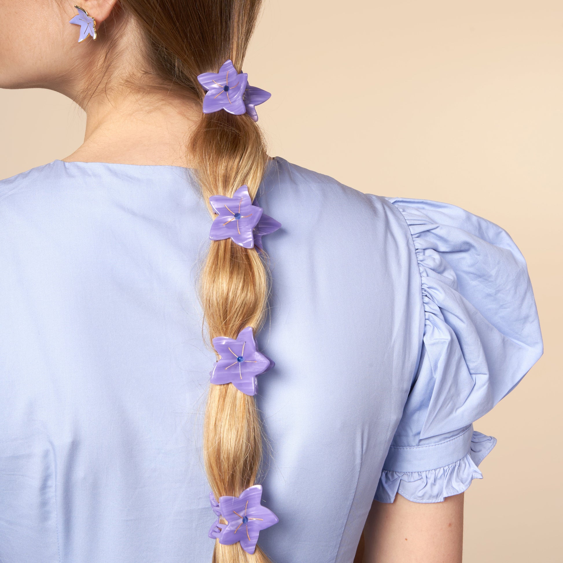 Mini pince à cheveux Campanule Coucou Suzette vue produit