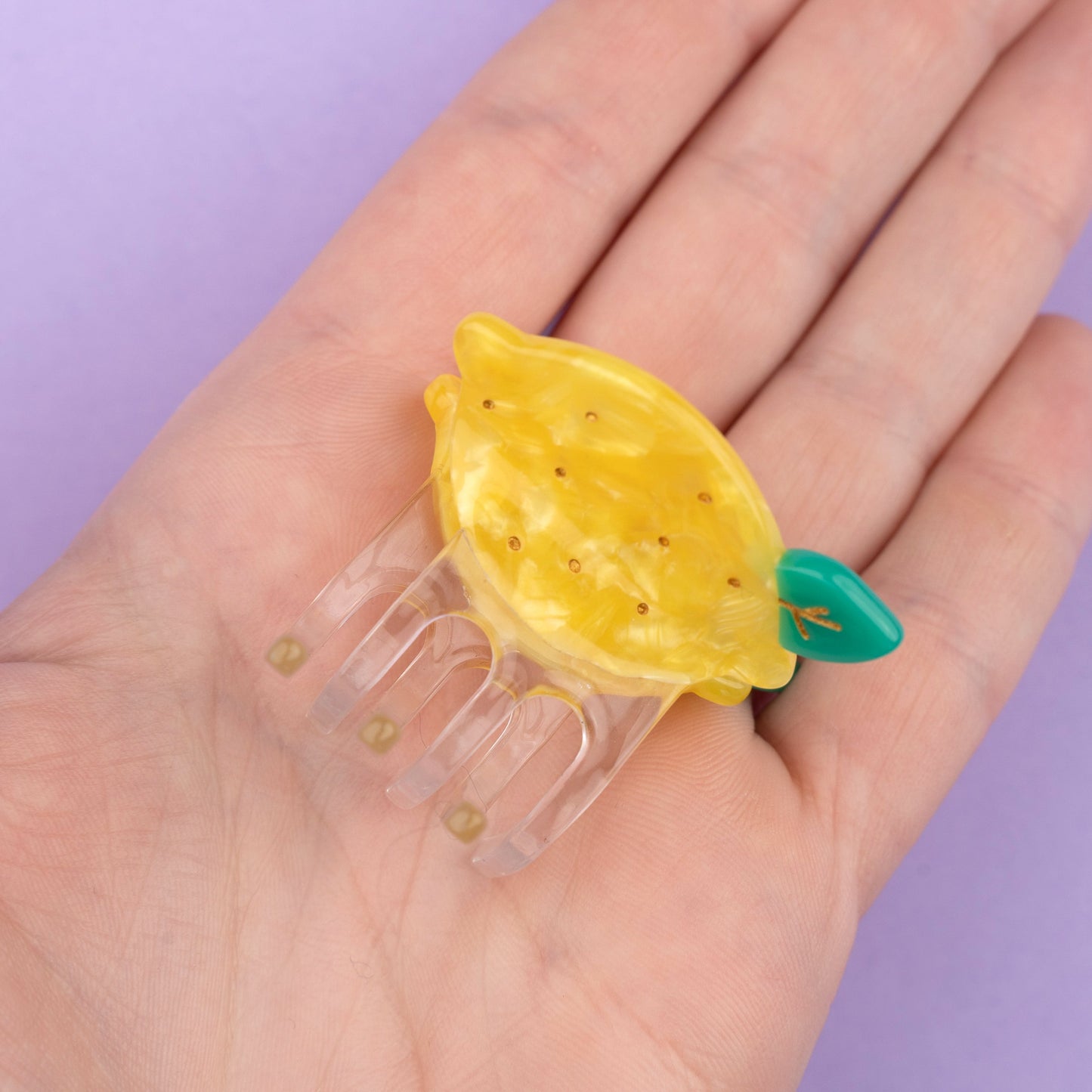 Mini pince à cheveux Citron Coucou Suzette vue produit