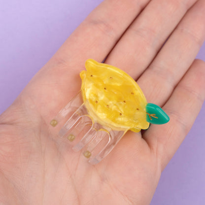 Mini pince à cheveux Citron Coucou Suzette vue produit