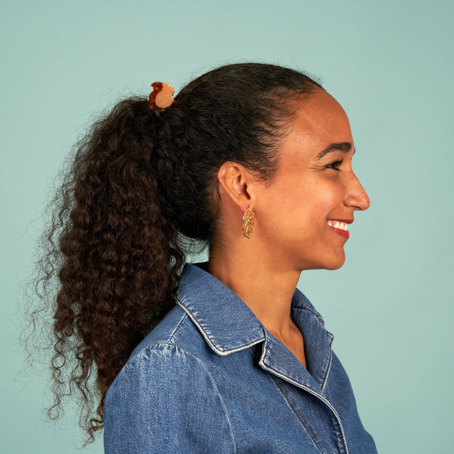 Mini pince à cheveux Écureuil Coucou Suzette portée